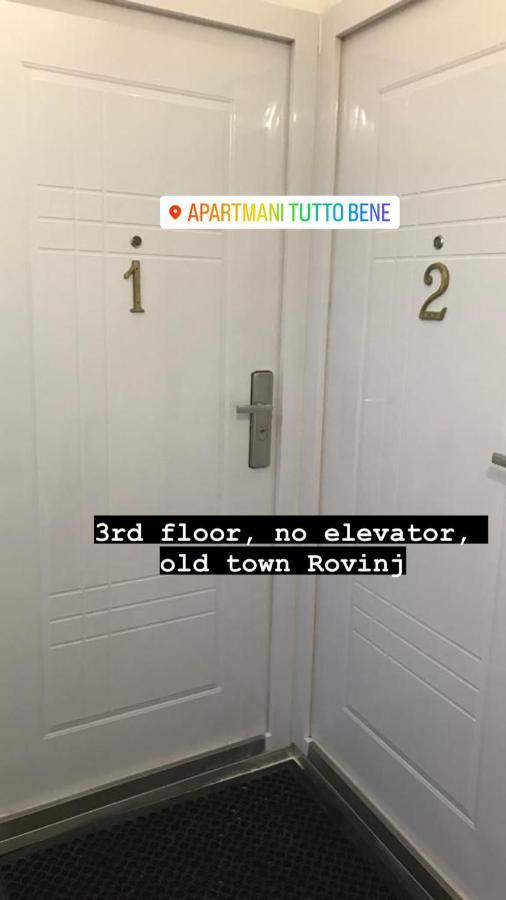 Studio Apartman Tutto Bene Rovinj Zewnętrze zdjęcie